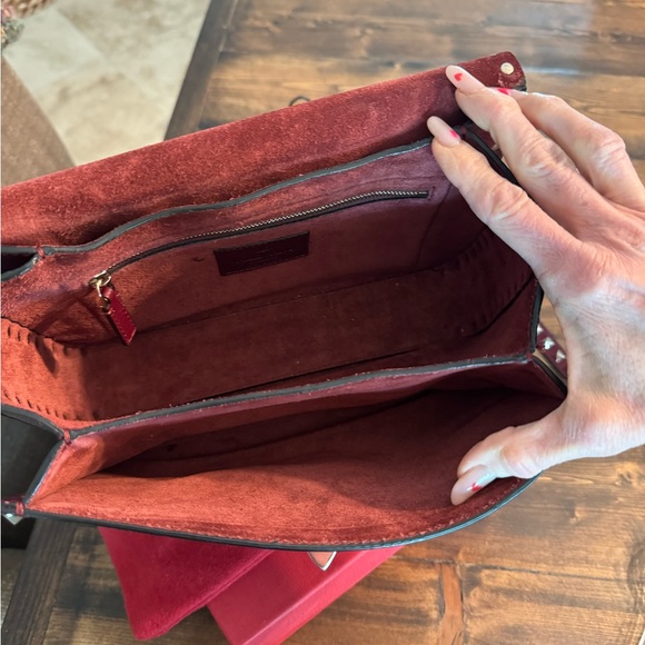 VALENTINO Garavani Crimson Red Rockstud shoulder bag - Picture 3 of 8